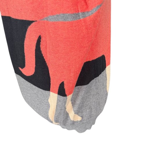 Shae by Anthropologie multi colored long sleeve stretchy pullover sweater small - Picture 5 of 11